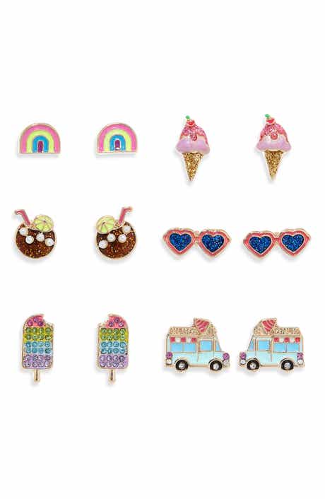 Leith 6-Pack Ice Treat Assorted Stud Earrings