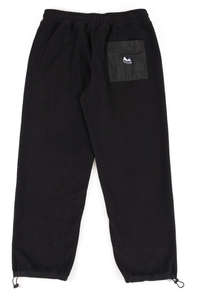 Polar Fleece Pants, Main, color, BLACK