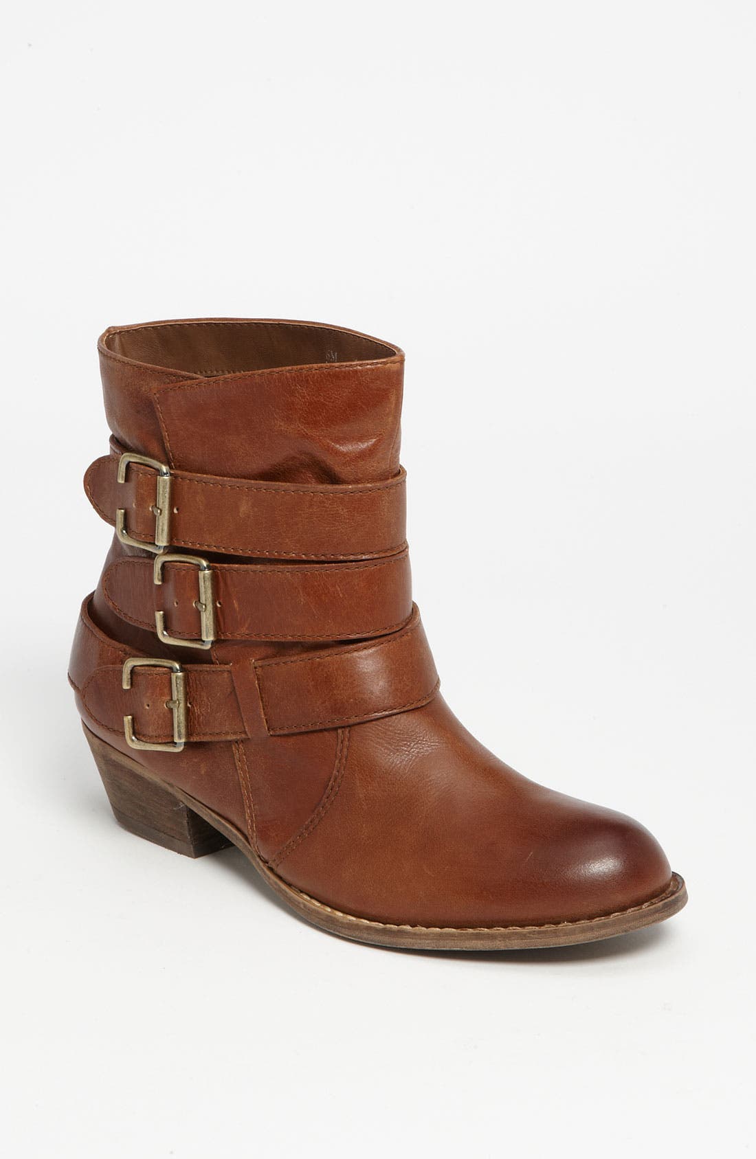 'Rally' Bootie, Main, color, COGNAC LEATHER