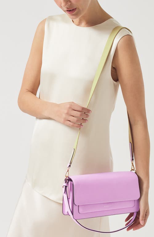 Radley London Leather Lane Medium Shoulder Bag In Sugar Pink