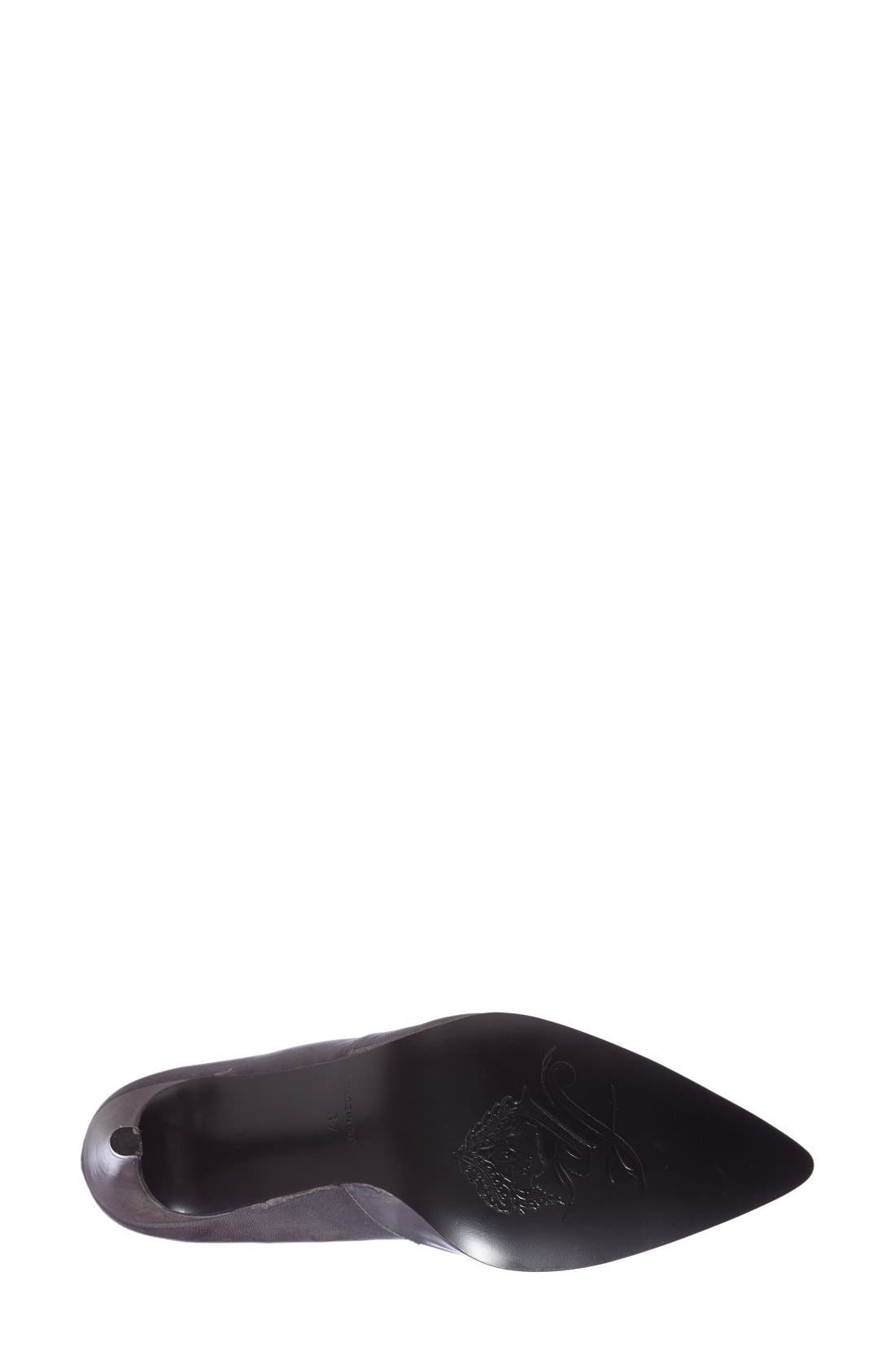 'Cerow' Pump, Alternate, color, BLACK LEATHER