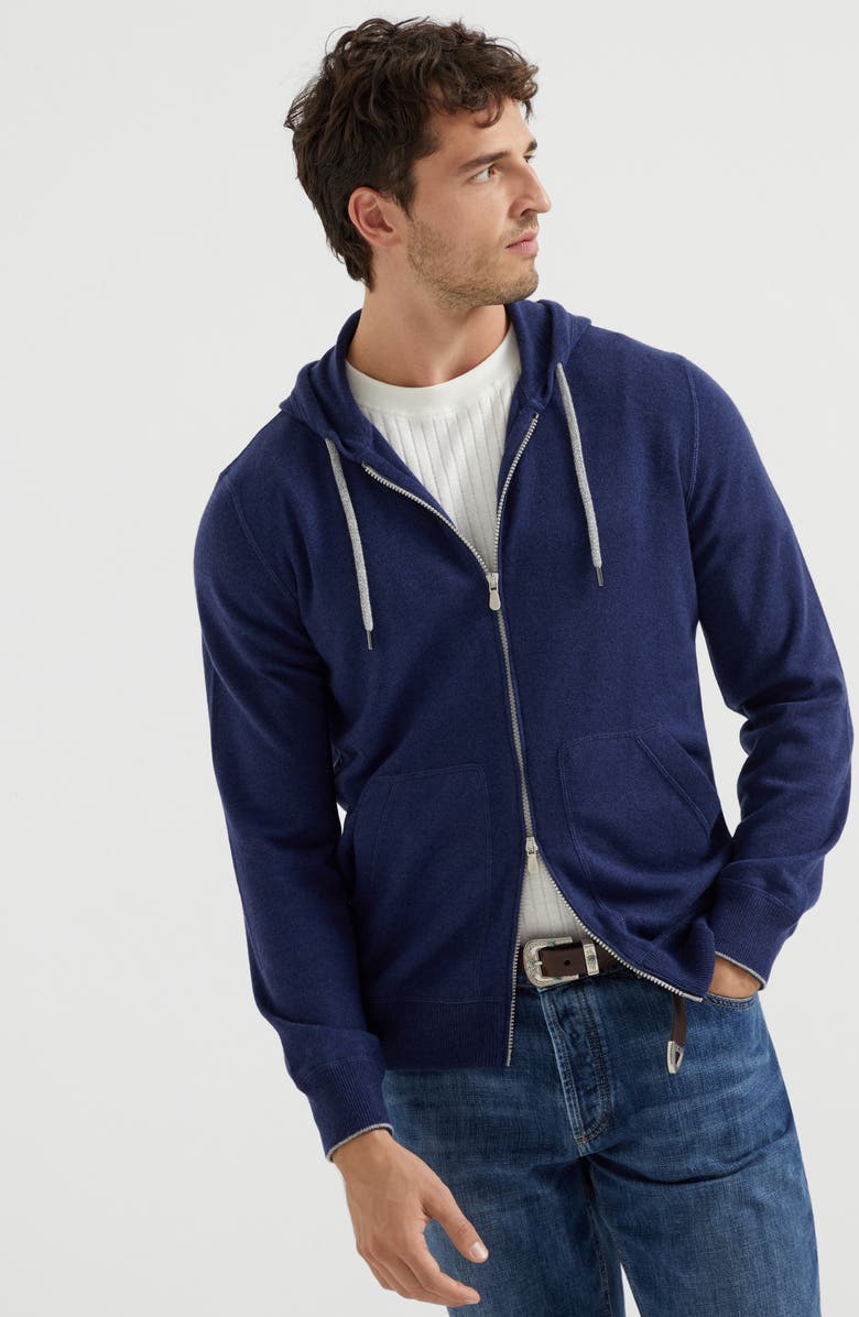 Brunello Cucinelli Sweatshirt-style sweater, Alternate, color, 