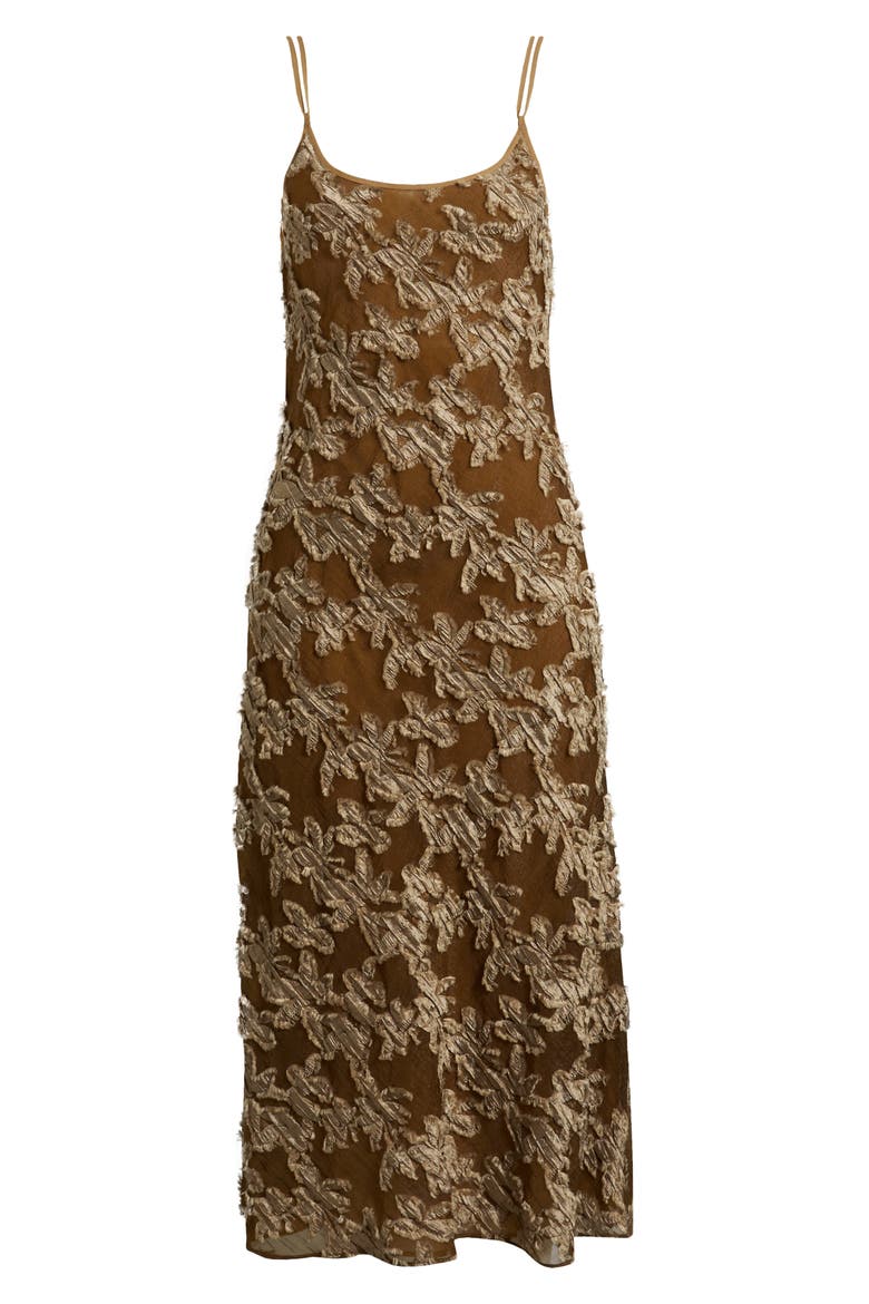Alessia Texture Sleeveless Midi Dress, Alternate, color, OLIVE