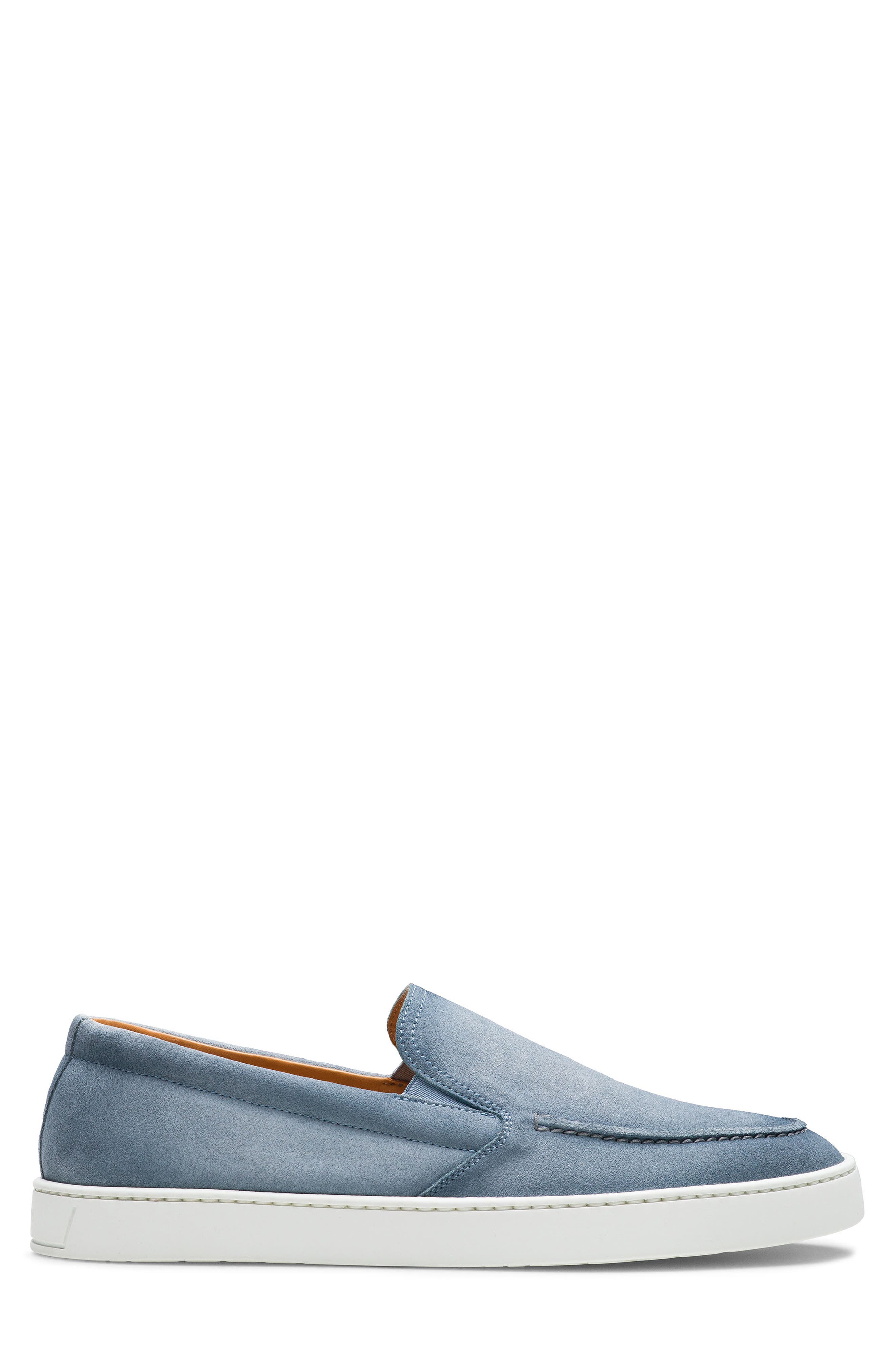 Magnanni Cirro Loafer, Alternate, color, Sky Blue Suede