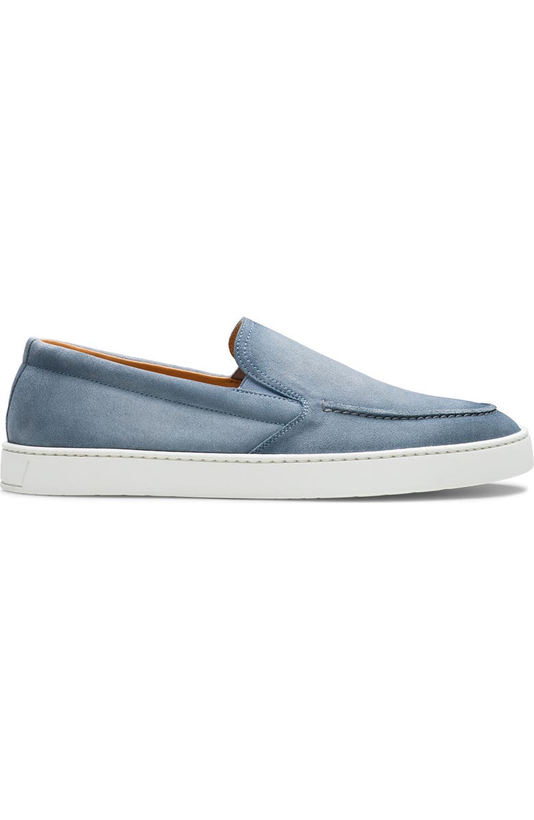 Magnanni Cirro Loafer, Alternate, color, Sky Blue Suede