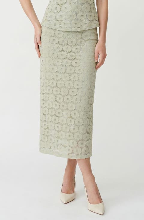 Janelle Floral Lace Skirt
