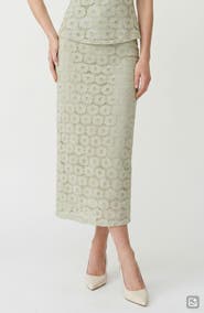VERO MODA Janelle Floral Lace Skirt