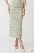VERO MODA Janelle Floral Lace Skirt