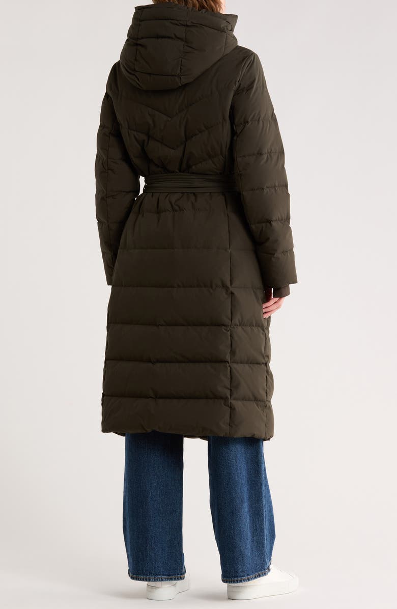 Michael Kors Missy Dogwalker Down Puffer Coat, Alternate, color, Dark Olive