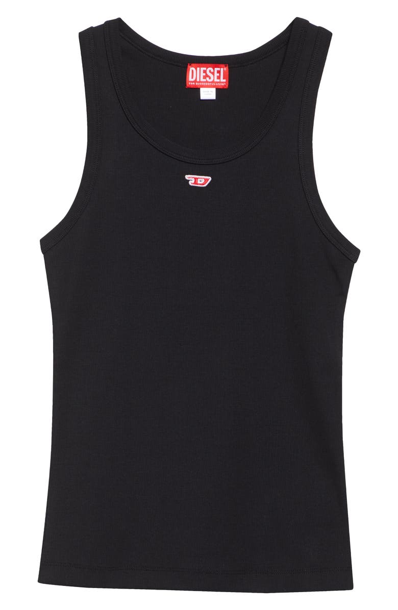 DIESEL<sup>®</sup> T-Anky-D Slim Fit Rib Tank, Alternate, color, Black