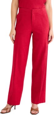 NIC+ZOE Lenox Linen Blend Pants