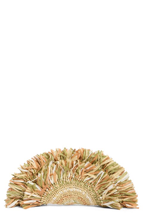 Lily Straw Clutch