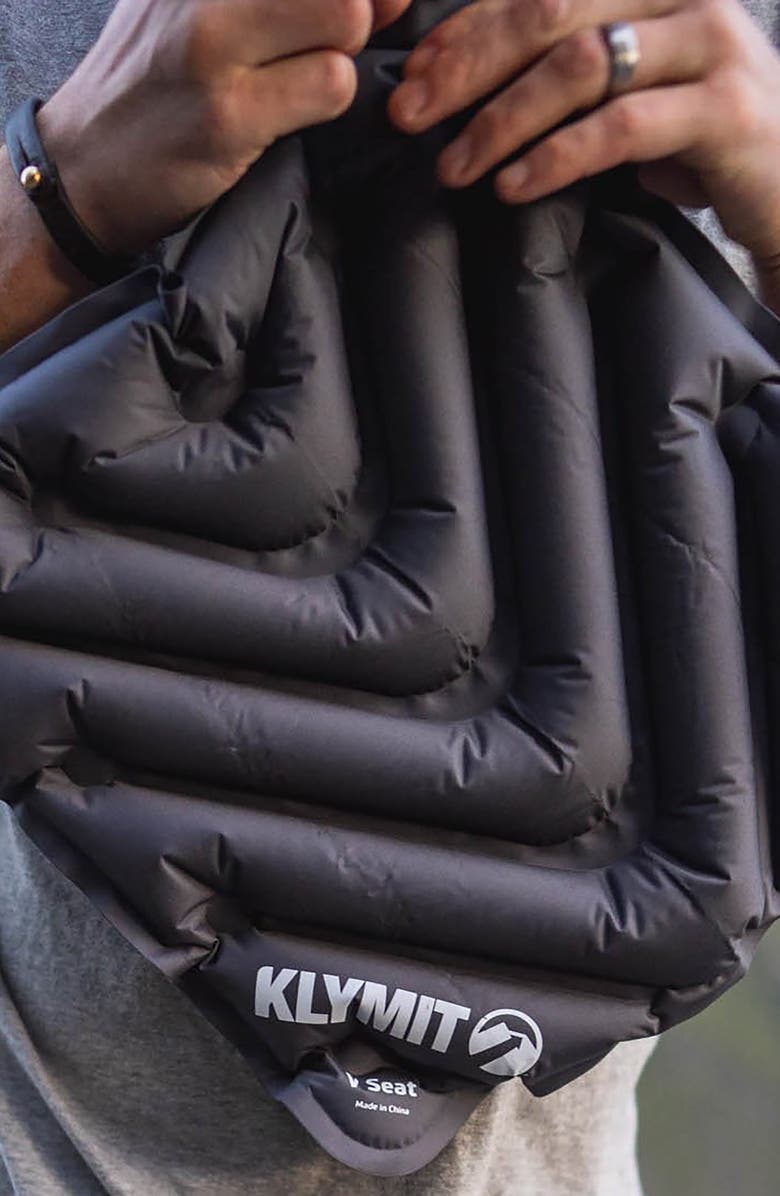 Klymit V Seat Cushion  - Grey, Alternate, color, Grey