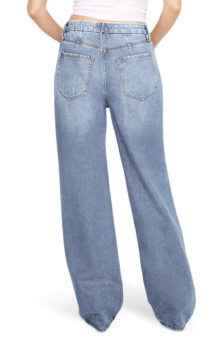 Good American Good 90s Straight Leg Jeans, Alternate, color, Indigo599