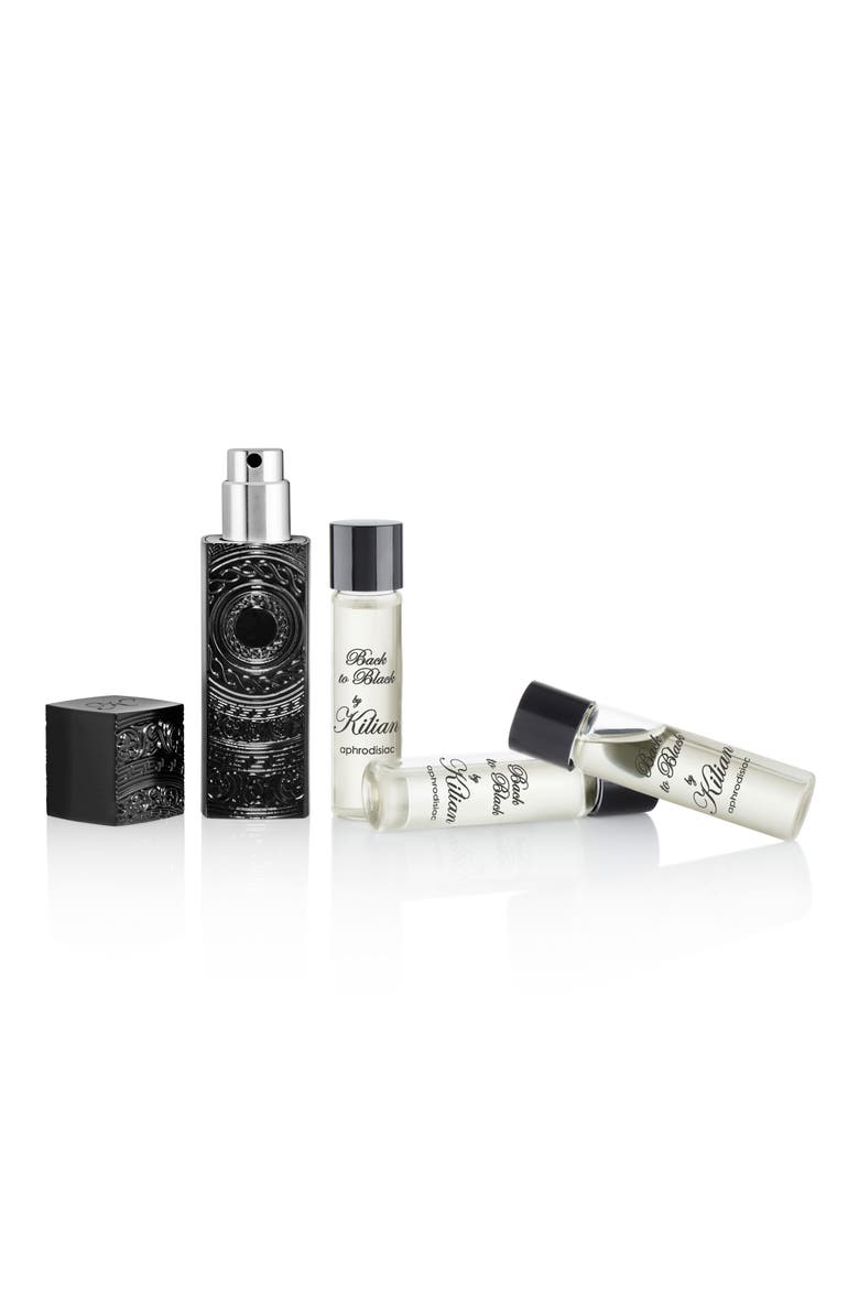 Kilian LOeuvre Noire - Back to Black, aphrodisiac Travel Set, Main, color, NO COLOR