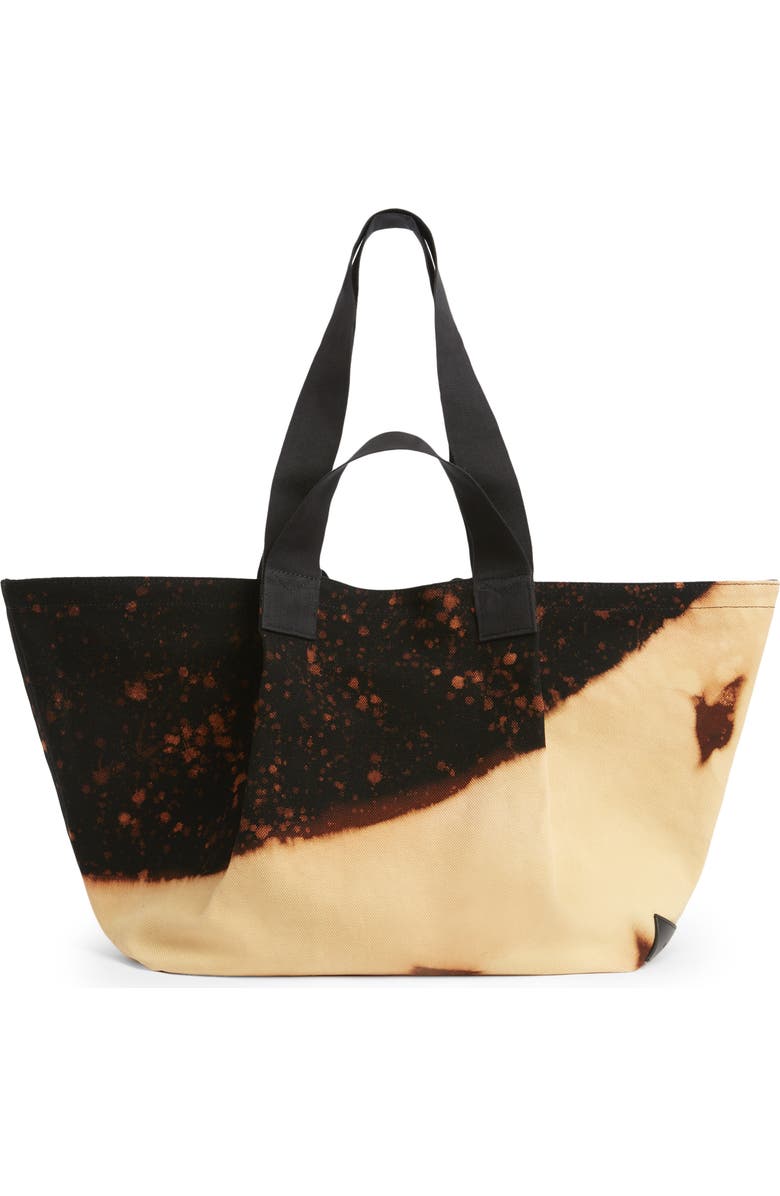 AllSaints Clarendon Bleached Canvas Tote, Alternate, color,