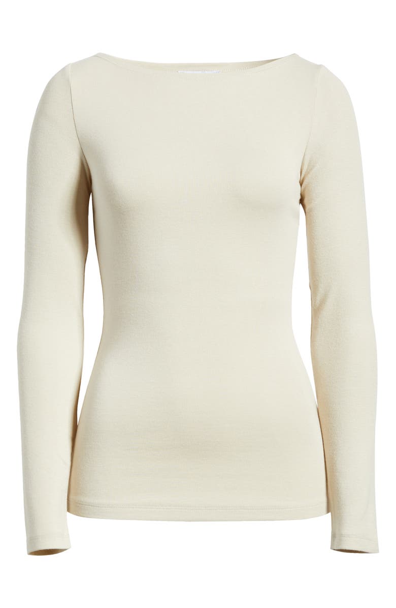 ARTLESS FOREVER LANE BOAT NECK TOP, Alternate, color, Stone