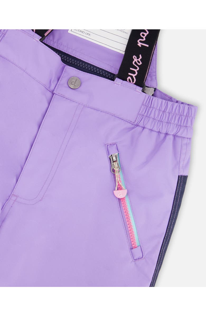 Deux par Deux Girl Two-Piece Play Snowsuit with Jacket, Alternate, color, Lavender