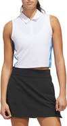 adidas Beyond the Course Twistknit Sleeveless Crop Polo