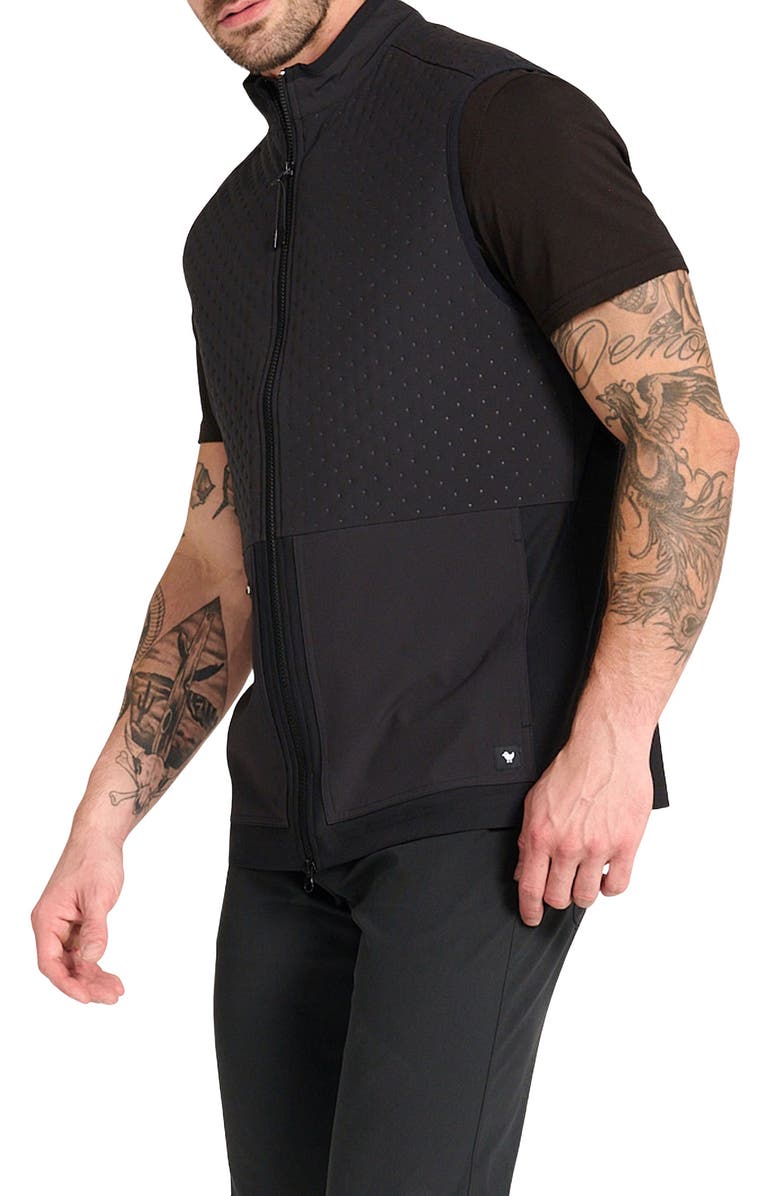 Bad Birdie Water Repellent Hybrid Vest, Alternate, color, Black