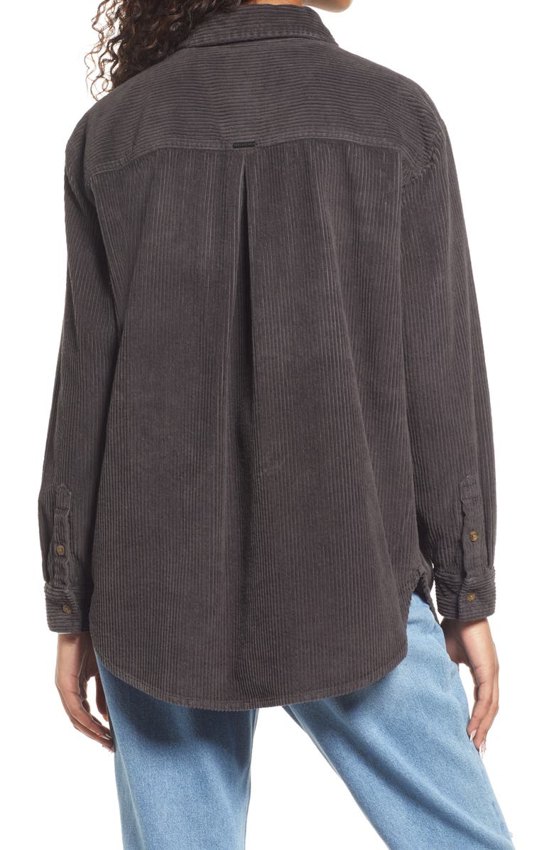 Billabong Always Golden Oversize Cotton Corduroy Shirt Jacket, Alternate, color, 