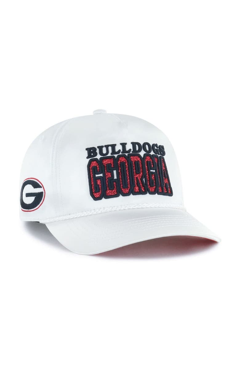 '47 Women's '47 White Georgia Bulldogs Outspoken Hitch Adjustable Hat, Main, color, White