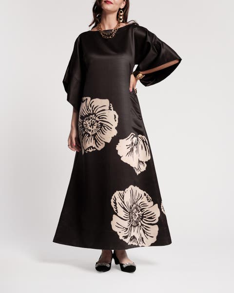 Spinnaker Maxi Dress Carefree Chrysanthemum
