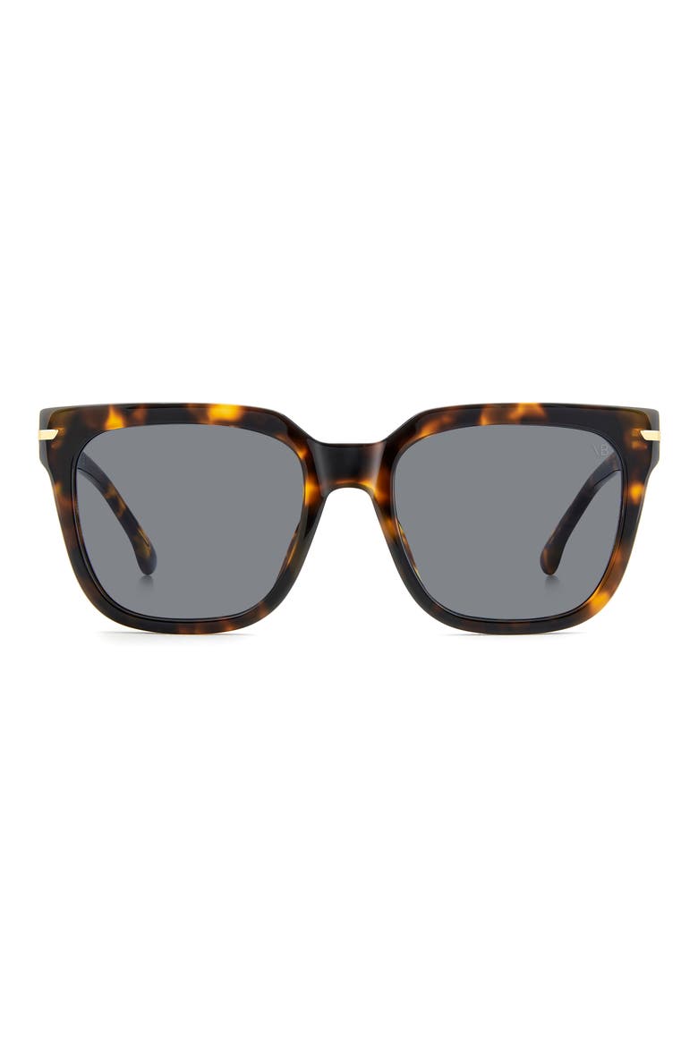 53mm Square Sunglasses, Main, color, BROWN HAVANA/ GREY