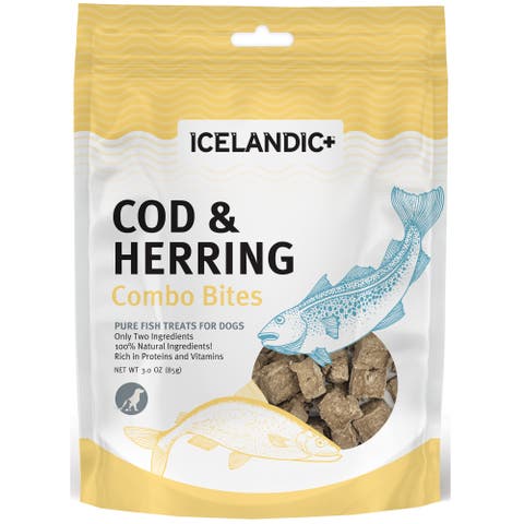Cod & Herring Combo Bites Dog Treat 3.0Oz Bag