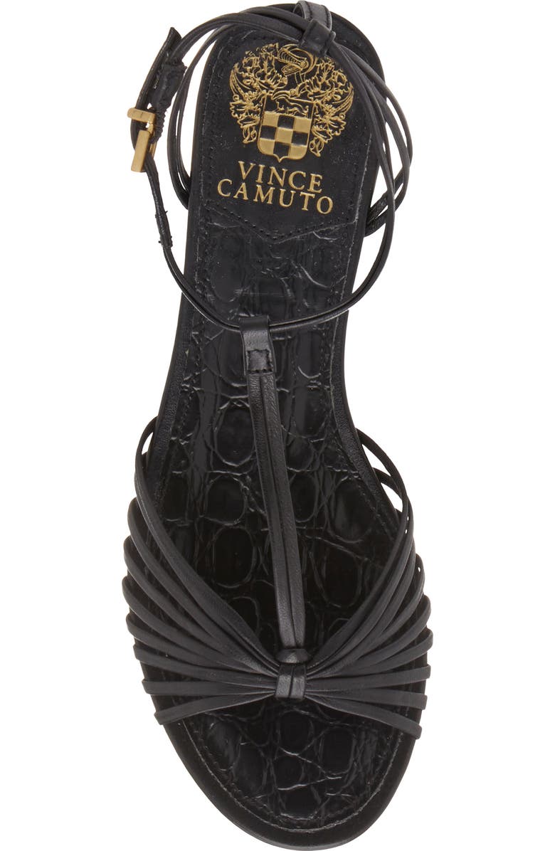 Vince Camuto Maura Ankle Strap Sandal, Alternate, color, Black