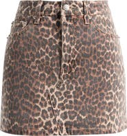 DAZE Malibu Denim Miniskirt