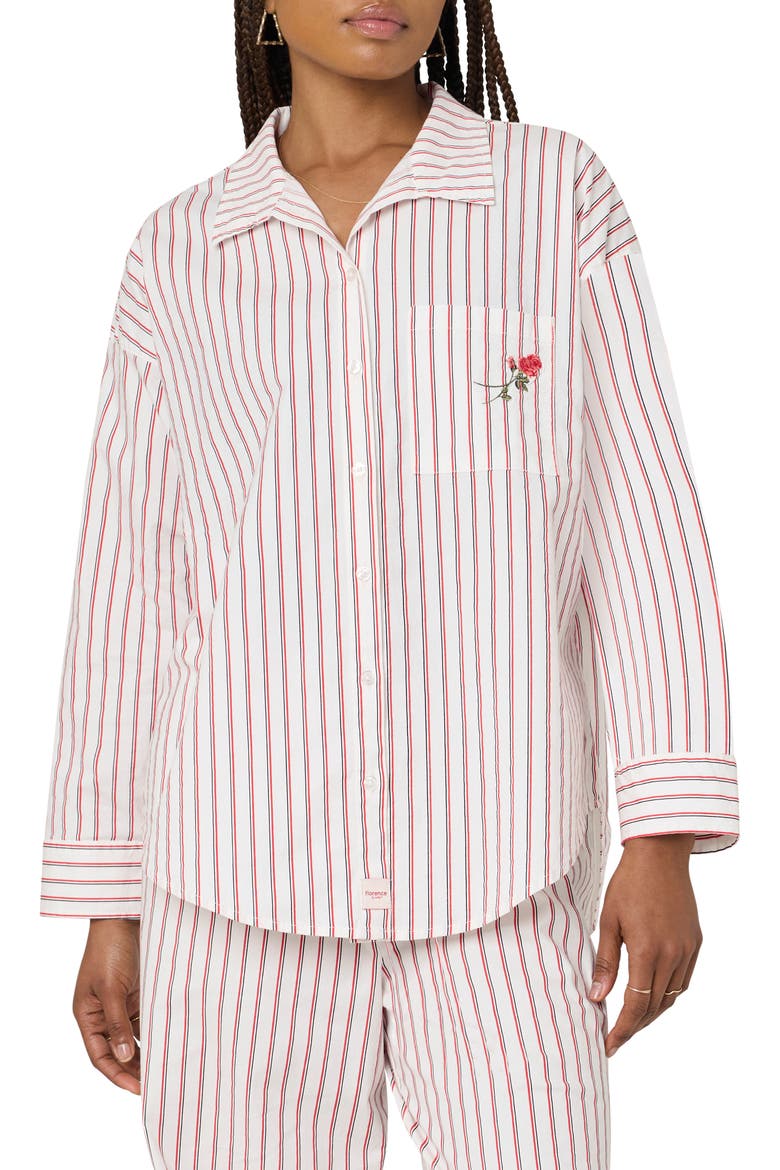 Couch Date Sleep Shirt, Main, color, ROSE ST JET STM
