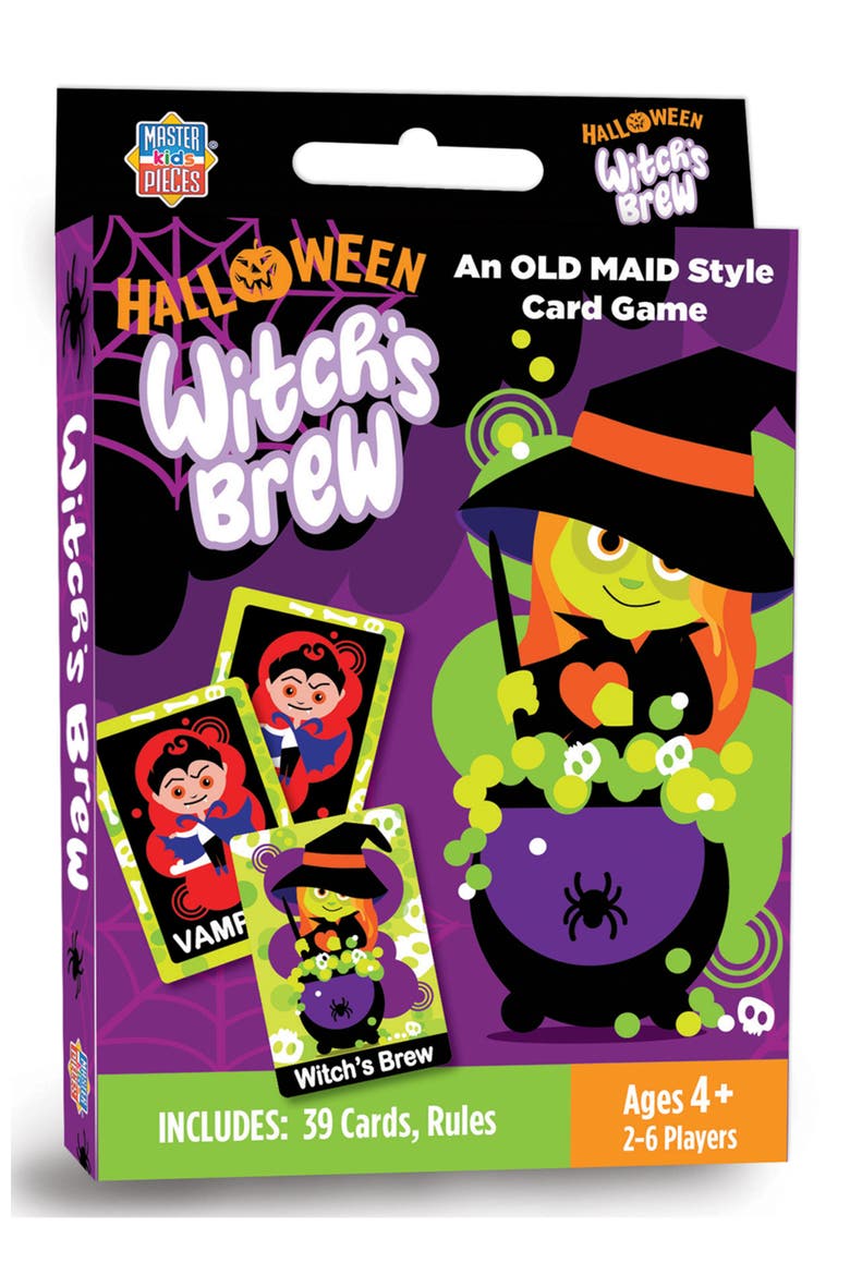 Halloween Witch's Brew Card Game, Main, color, Multicolor
