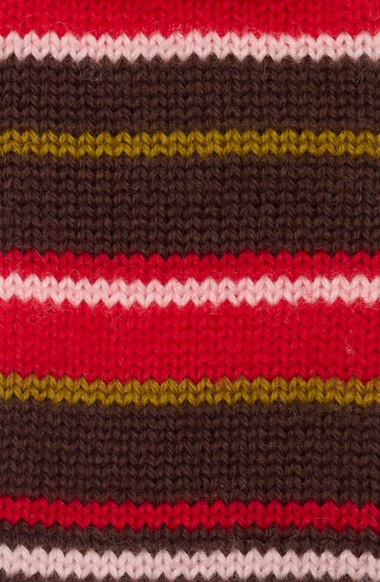 Damson Madder Fingerless Mittens, Alternate, color, Brown Multi