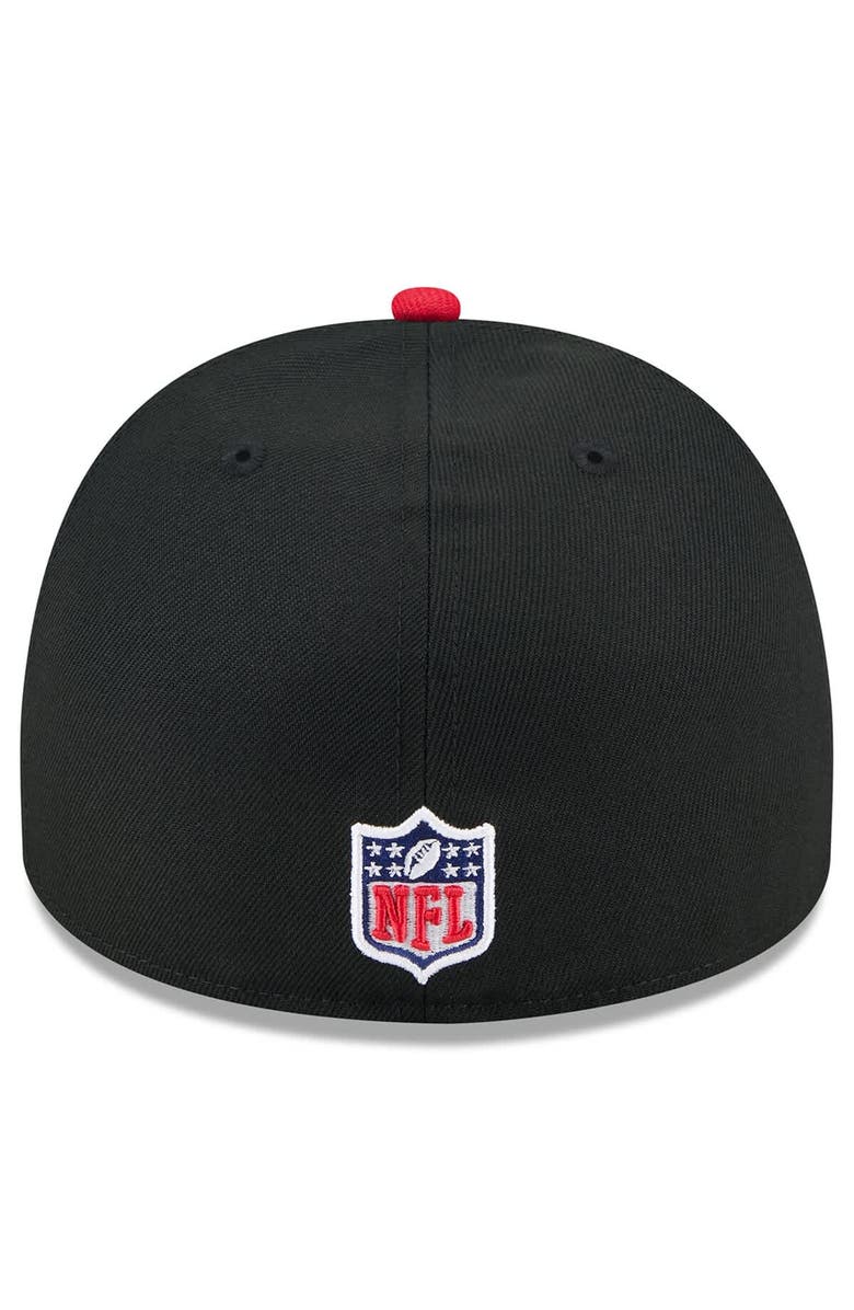 New Era Men's New Era Black/Red Atlanta Falcons 2025 NFL Draft On Stage A-Frame 59FIFTY Fitted Hat, Alternate, color, Black