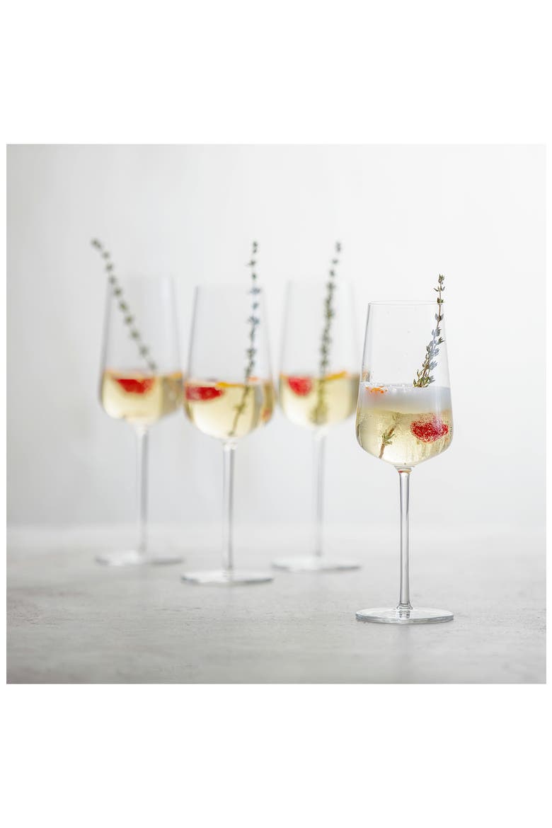 Schott Zwiesel Vervino Set of 6 Champagne Glasses, Alternate, color, CLEAR