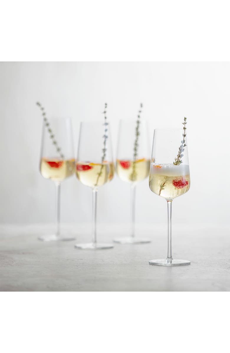 Zwiesel Glass Schott Zwiesel Vervino Set of 6 Champagne Glasses, Alternate, color, Clear