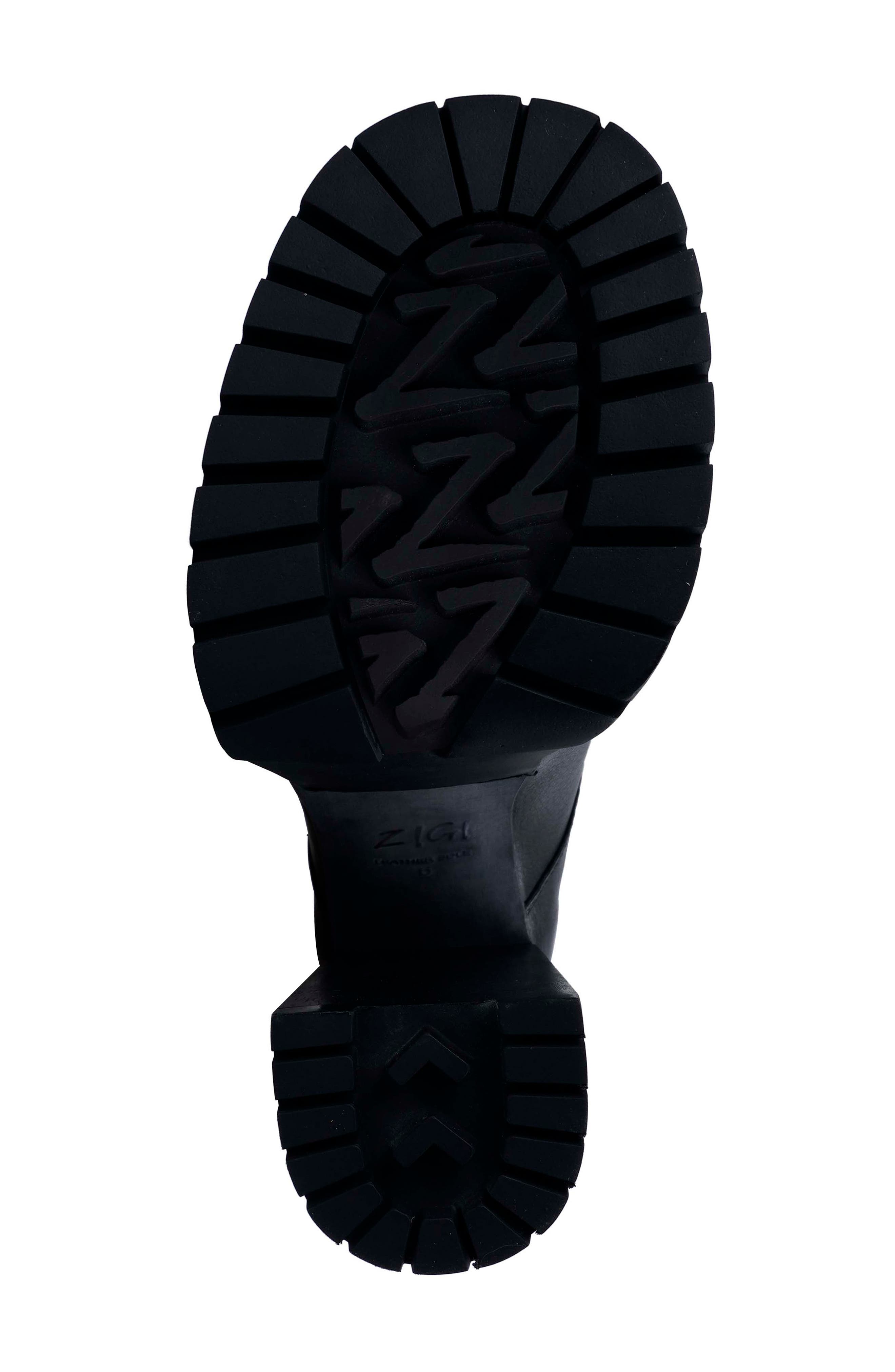ZIGI Tina Lace-Up Platform Shoe, Alternate, color, Black