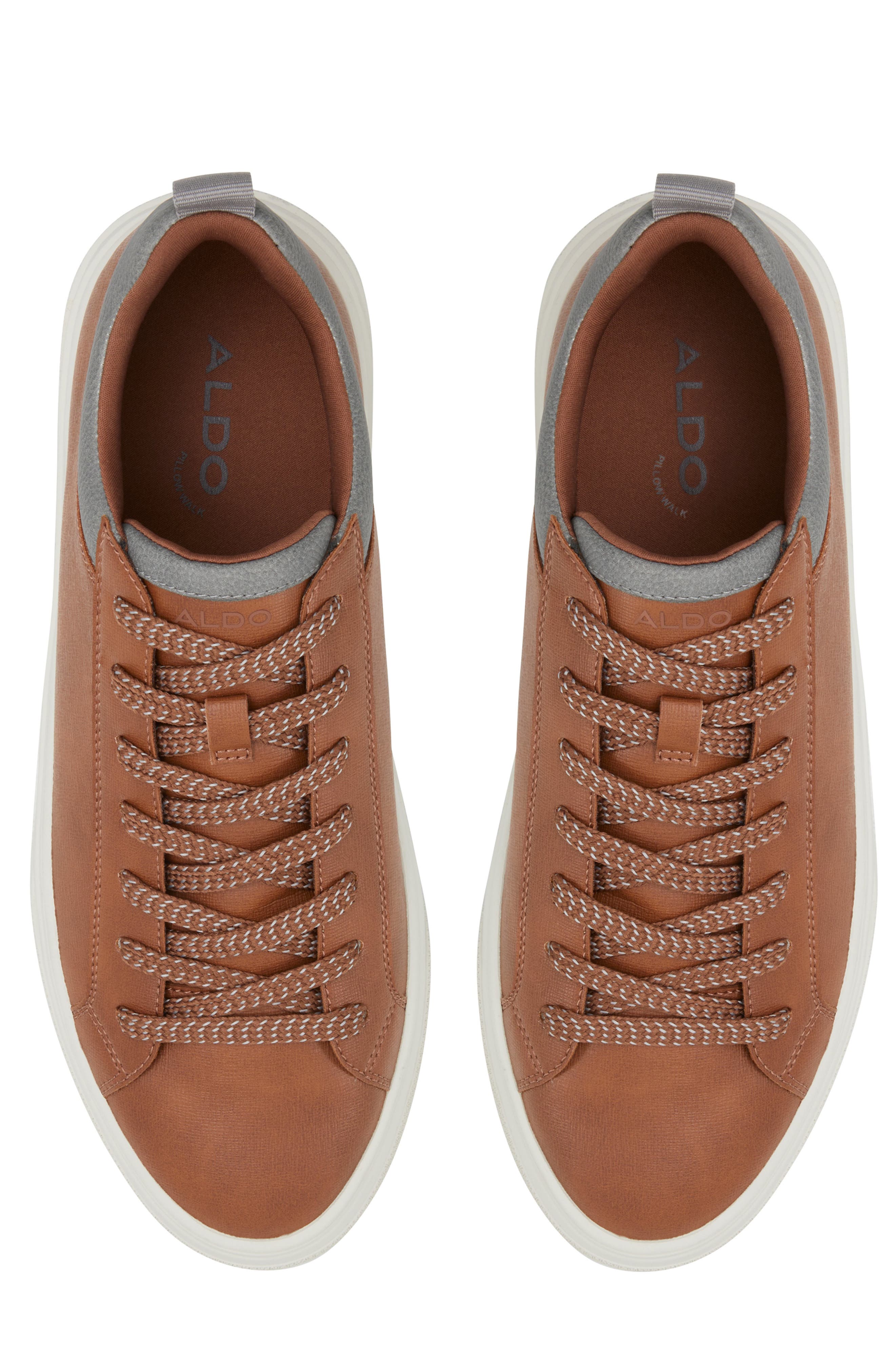 ALDO Bas Sneaker, Alternate, color, Light Brown