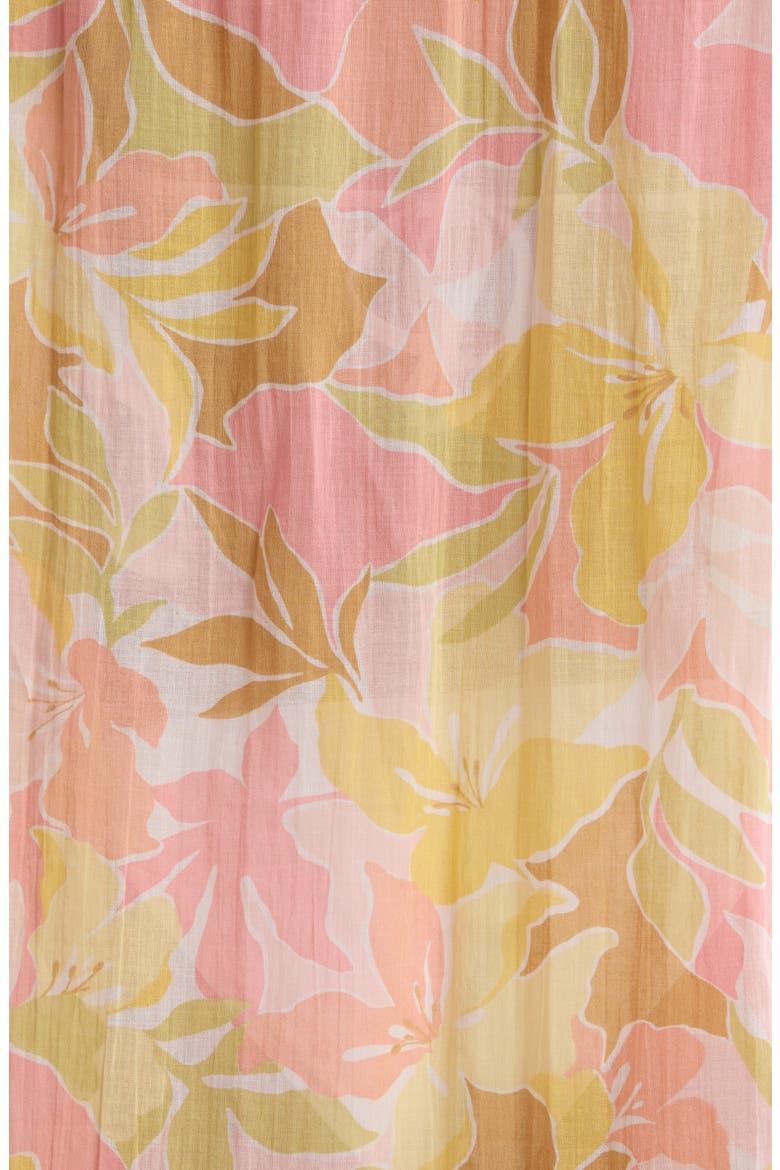 Daylight Dreamin' Cover-Up Shirtdress, Alternate, color, CORAL MULTI