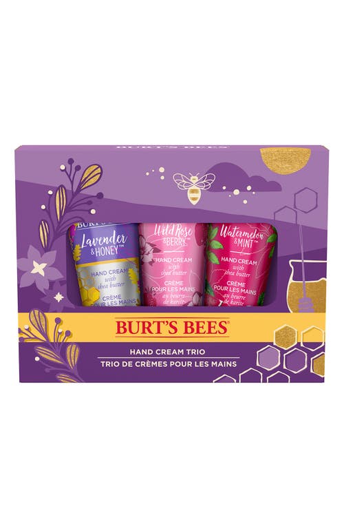 Burt's Bees Hand Cream Trio In Transparent