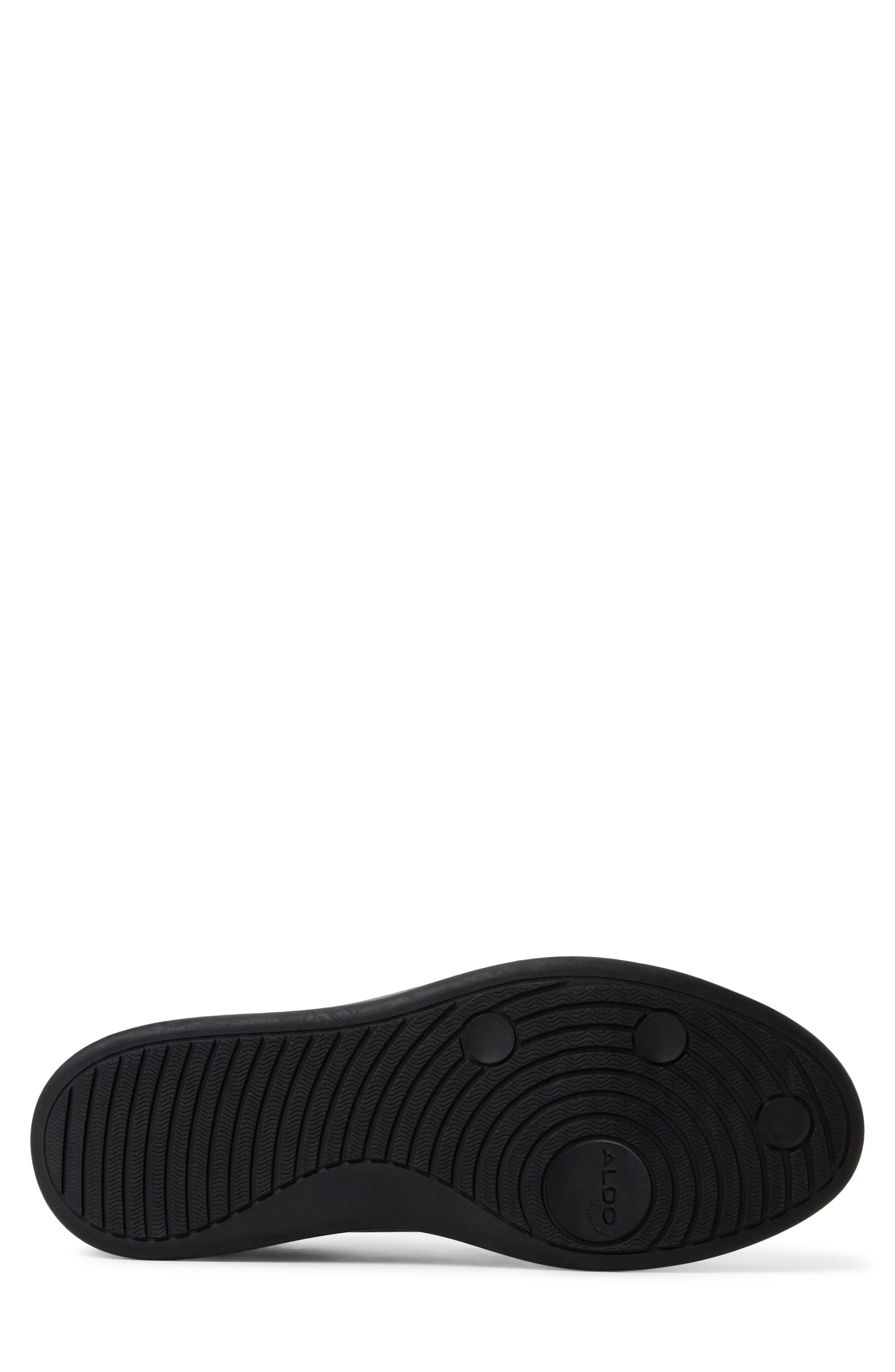 Toddy Faux Leather Sneaker, Alternate, color, BLACK/ BLACK