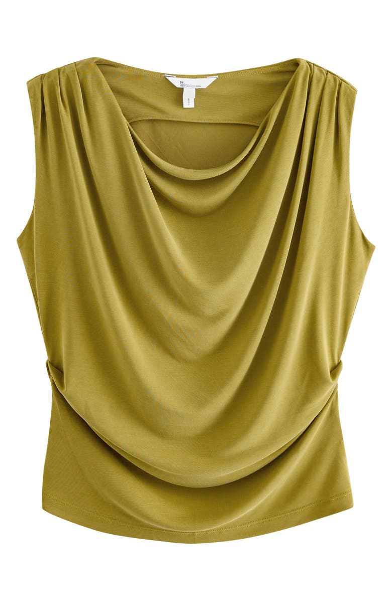NEXT Cowl Neck Sleeveless Top, Alternate, color, Green