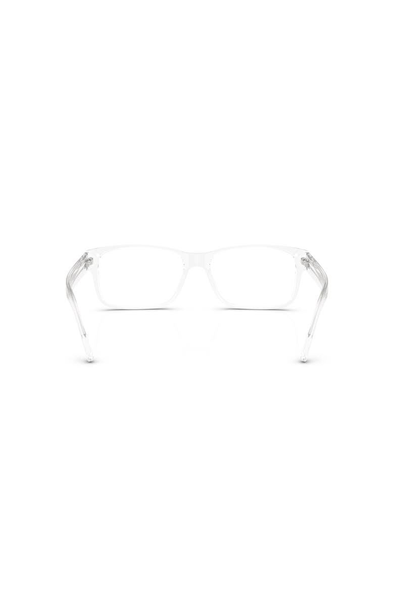 Polo Ralph Lauren 56mm Rectangle optical glasses, Alternate, color, Transparent