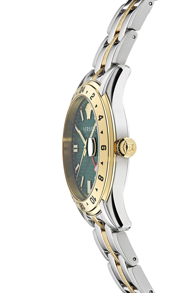 Greca Time Bracelet Watch, 41mm, Alternate, color, TWO TONE