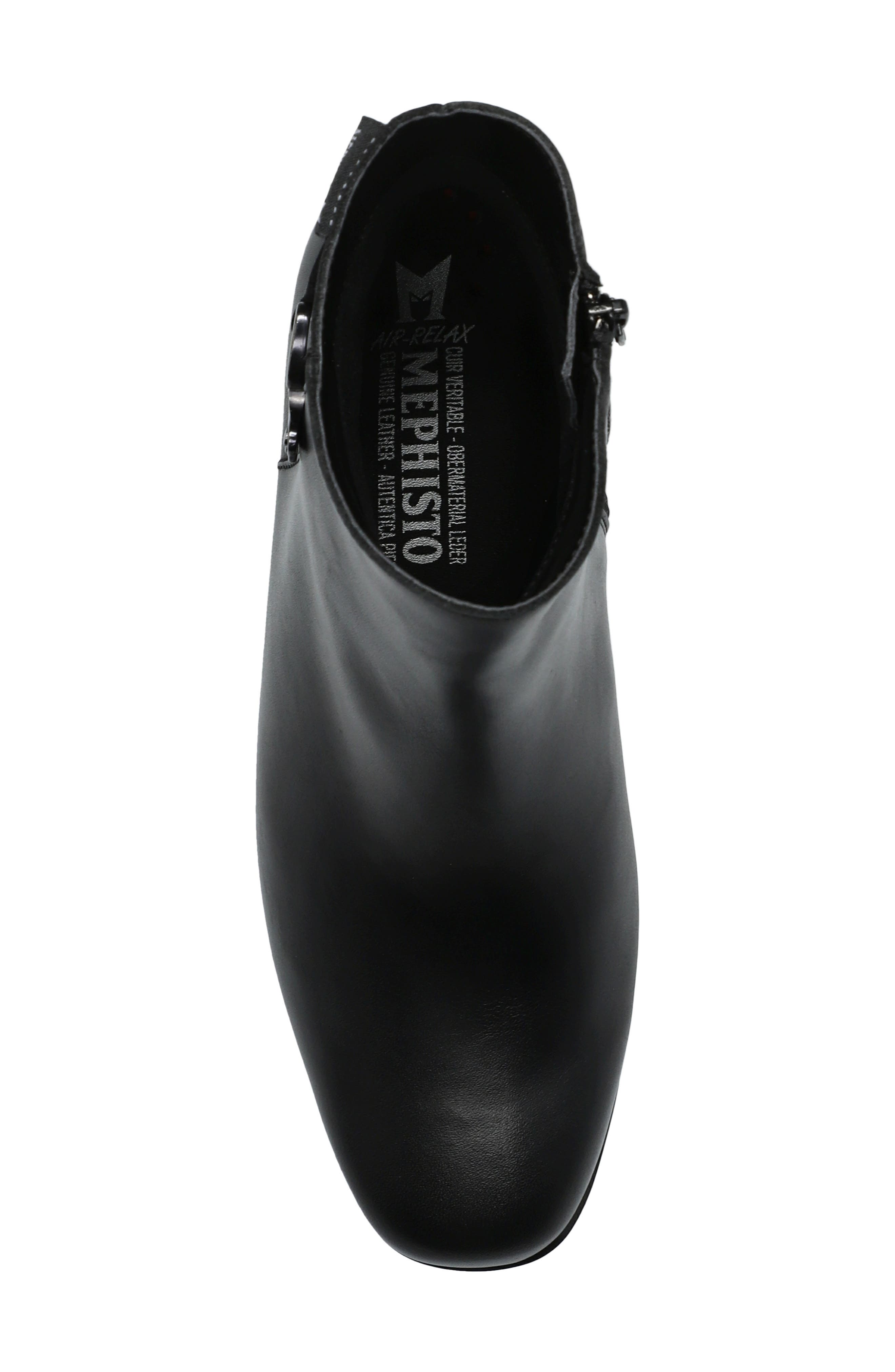 Johana Leather Bootie, Alternate, color, BLKSOFTY1200
