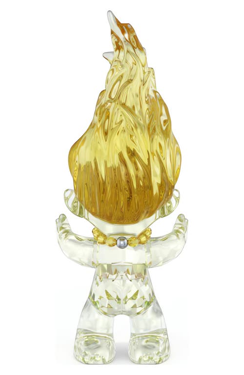 Swarovski Good Luck Crystal Troll In Yellow