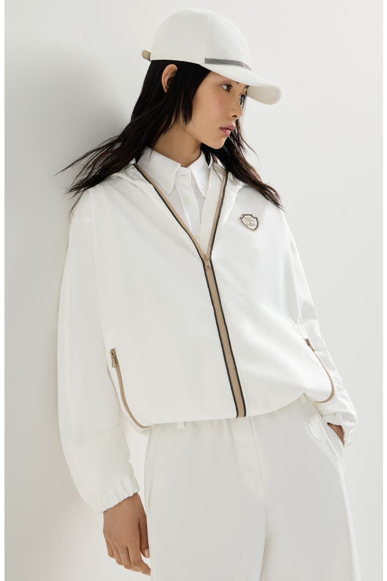 Nylon outerwear, Alternate, color, White