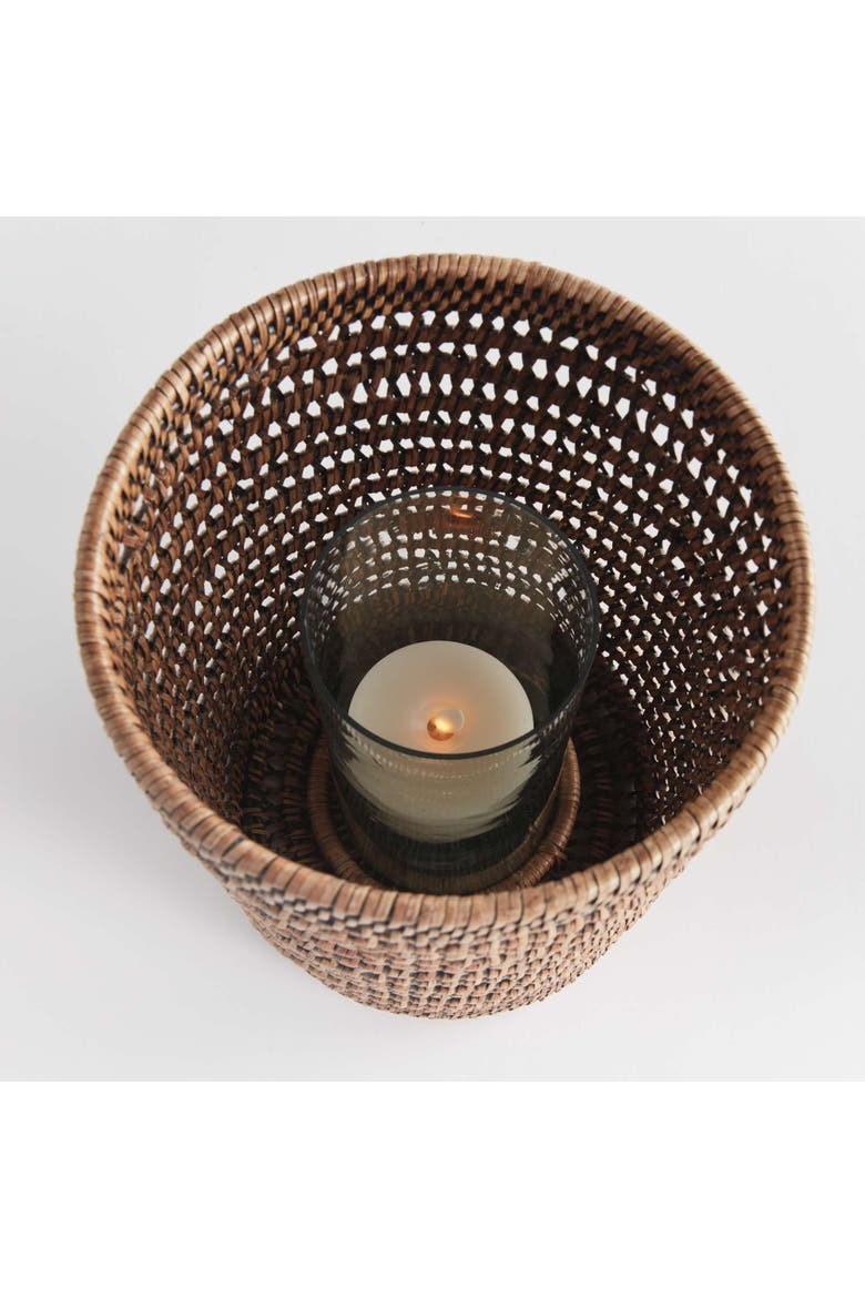 Burma Rattan Hurricane Large, Alternate, color, Brown