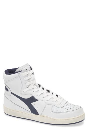 Diadora Gender Inclusive Mi Basket Used High Top Sneaker In Multi